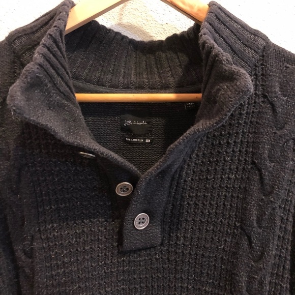 Quarter button down men’s sweater - Picture 4 of 4